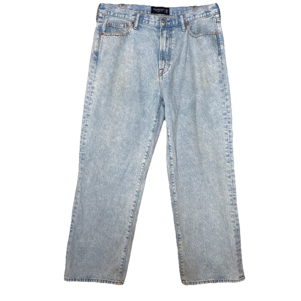 Abercrombie & Fitch RIGID BAGGY Jeans Men's 36x32  (36x30) Skater Y2K